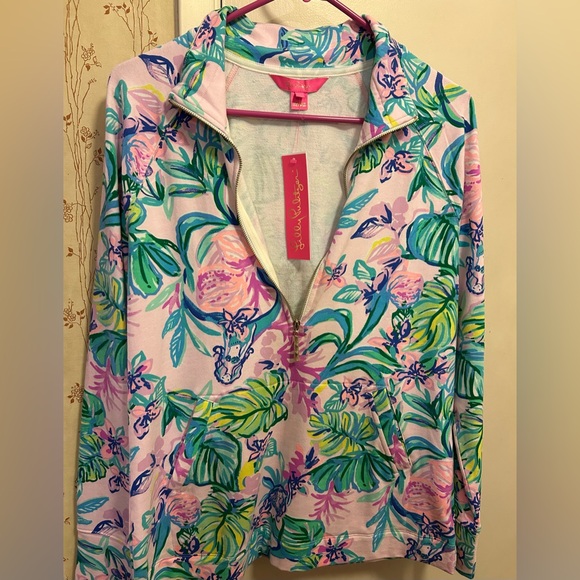 Lilly Pulitzer Tropical Print Pullover - Picture 10 of 10